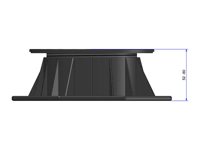Skizze sanFLOOR® Stelzlager 52 - 80 mm Größe L