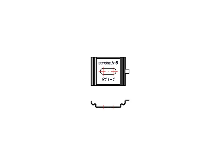 Skizze sanFLOOR® sanCLIP FLAG 4 mm (sandmeir® 811)