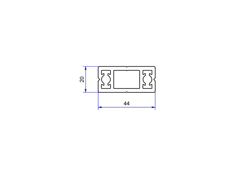 Skizze sanFLOOR® multiTUBE 20 (Verbinder multiTUBE 75)