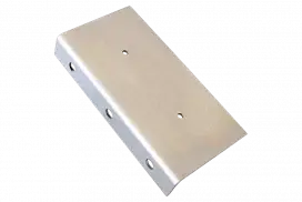 sanFLOOR® Adapterwinkel 60-75 stirnseitige Verkleidung Aluminium Kantteil 1,5 mm 51,5 x 16,5 mm Länge 102 mm (als Ergänzung zu multiTUBE 60 und 75)